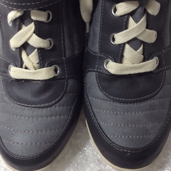 Wedge Ankle Tie Shoe Boot Sz 8 - Picture 13 of 13